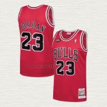 Maglia Michael Jordan NO 23 Chicago Bulls Mitchell & Ness 1997-98 NBA Finals Rosso