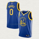 Maglia NO 0 Golden State Warriors Icon 2018-19 Blu D'Angelo Russell