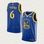 Maglia Nick Young NO 6 Golden State Warriors Icon Blu