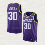 Maglia Ochai Agbaji NO 30 Utah Jazz Classic 2023-24 Viola