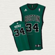 Maglia Paul Pierce NO 34 Boston Celtics Verde 1