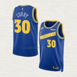 Maglia Stephen Curry NO 30 Golden State Warriors Classic 2022-23 Blu