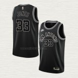 Maglia Tre Jones NO 33 San Antonio Spurs Classic 2022-23 Nero