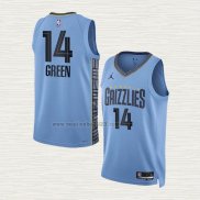 Maglia Danny Green NO 14 Memphis Grizzlies Statement 2022-23 Blu