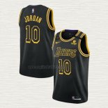 Maglia DeAndre Jordan NO 10 Los Angeles Lakers Mamba 2021-22 Nero