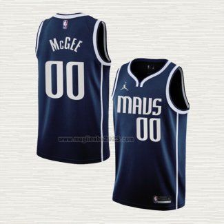 Maglia JaVale McGee NO 00 Dallas Mavericks Statement 2022-23 Blu
