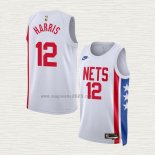 Maglia Joe Harris NO 12 Brooklyn Nets Classic 2022-23 Bianco