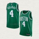 Maglia Jrue Holiday NO 4 Boston Celtics Icon 2022-23 Verde