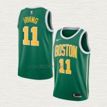 Maglia Kyrie Irving NO 11 Boston Celtics Earned 2018-19 Verde