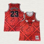 Maglia Michael Jordan NO 23 Chicago Bulls Mitchell & Ness 1996-97 Rosso 2