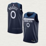 Maglia NO 0 Minnesota Timberwolves Icon Blu D'angelo Russell