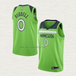 Maglia NO 0 Minnesota Timberwolves Statement 2020-21 Verde D'angelo Russell