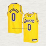 Maglia Russell Westbrook NO 0 Bambino Los Angeles Lakers Icon 2022-23 Giallo
