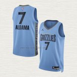 Maglia Santi Aldama NO 7 Memphis Grizzlies Statement 2022-23 Blu