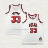 Maglia Scottie Pippen NO 33 Bambino Chicago Bulls Mitchell & Ness 1997-98 Bianco