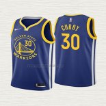 Maglia Stephen Curry NO 30 Bambino Golden State Warriors Icon 2019-20 Blu