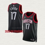 Maglia Tari Eason NO 17 Houston Rockets Statement 2023-24 Nero