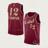 Maglia Tristan Thompson NO 12 Cleveland Cavaliers Citta 2023-24 Rosso