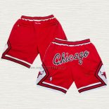 Pantaloncini Chicago Bulls Just Don Rosso