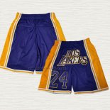 Pantaloncini Kobe Bryant Los Angeles Lakers Just Don 24 Viola