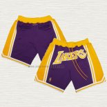 Pantaloncini Los Angeles Lakers Giallo Viola