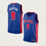 Maglia Ausar Thompson NO 9 Detroit Pistons Icon Blu