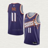 Maglia Bol Bol NO 11 Phoenix Suns Icon 2023-24 Viola
