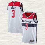 Maglia Bradley Beal NO 3 Washington Wizards Association 2019-20 Bianco