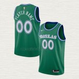 Maglia Dallas Mavericks Personalizzate Hardwood Classics 2020-21 Verde