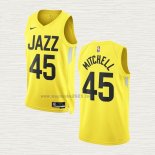 Maglia Donovan Mitchell NO 45 Utah Jazz Icon 2022-23 Giallo