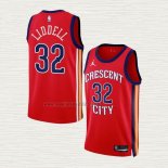 Maglia Ej Liddell NO 32 New Orleans Pelicans Statement 2023-24 Rosso