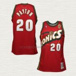 Maglia Gary Payton NO 20 Seattle SuperSonics Throwback Historic Rosso