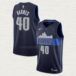 Maglia Harrison Barnes NO 40 Dallas Mavericks Statement Blu