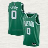 Maglia Jayson Tatum NO 0 Boston Celtics Icon 2020-21 Verde