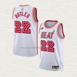 Maglia Jimmy Butler NO 22 Miami Heat Classic 2022-23 Bianco