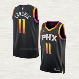 Maglia Jock Landale NO 11 Phoenix Suns Statement 2022-23 Nero