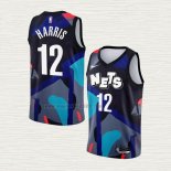 Maglia Joe Harris NO 12 Brooklyn Nets Citta 2023-24 Nero