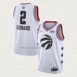 Maglia Kawhi Leonard NO 2 Toronto Raptors All Star 2019 Bianco