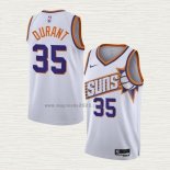 Maglia Kevin Durant NO 35 Phoenix Suns Association 2023-24 Bianco