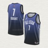 Maglia Kevin Durant NO 7 Brooklyn Nets All Star 2023 Blu