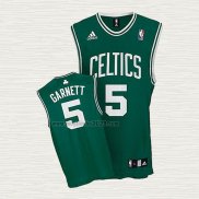 Maglia Kevin Garnett NO 5 Boston Celtics Verde