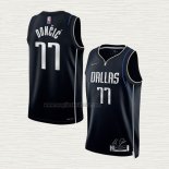 Maglia Luka Doncic NO 77 Dallas Mavericks Select Series Nero