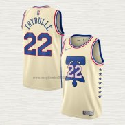 Maglia Matisse Thybulle NO 22 Philadelphia 76ers Earned 2020-21 Crema