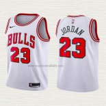 Maglia Michael Jordan NO 23 Bambino Chicago Bulls 2017-18 Bianco