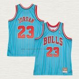 Maglia Michael Jordan NO 23 Chicago Bulls Mitchell & Ness 1995-96 Blu