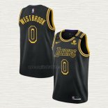 Maglia Russell Westbrook NO 0 Los Angeles Lakers Mamba 2021-22 Nero