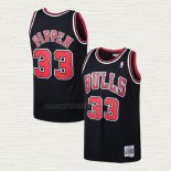 Maglia Scottie Pippen NO 33 Chicago Bulls Mitchell & Ness 1997-98 Nero