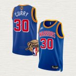 Maglia Stephen Curry NO 30 Golden State Warriors Classic 2022 NBA Finals Blu