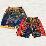Pantaloncini Golden State Warriors Mitchell & Ness Just Don Lunar New Year Arancione