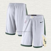 Pantaloncini Milwaukee Bucks 2019 Bianco